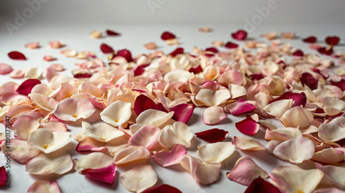 rose petal background, ai generated