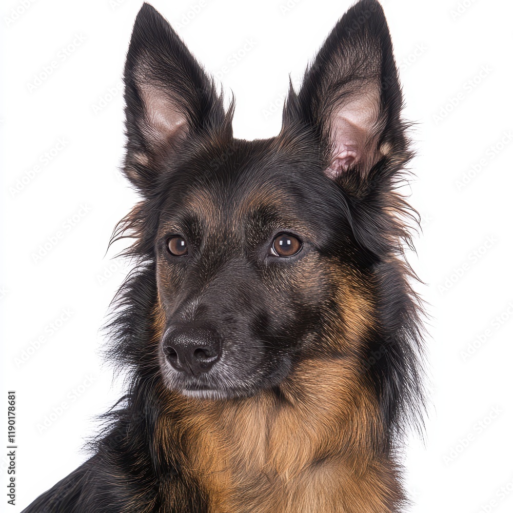 A long-haired dog with prominent ears gazes directly at the camera, showcasing its expressive features and playful demeanor. A long-haired dog with prominent ears gazes directly at the camera, showcasing its expressive features and playful demeanor.