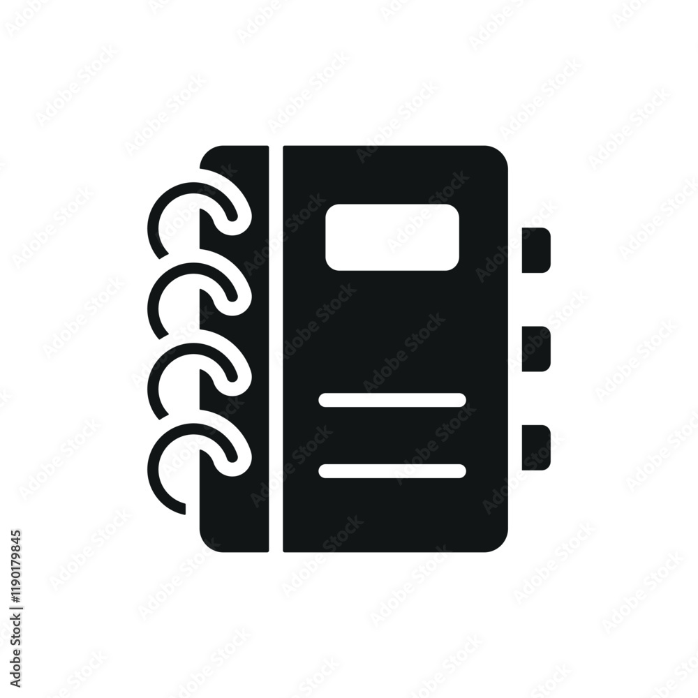Binder icon featuring a modern and versatile design, ideal for creating a professional vibe in workplace, storage, or project organization-themed projects Binder icon featuring a modern and versatile design, ideal for creating a professional vibe in workplace, storage, or project organization-themed projects