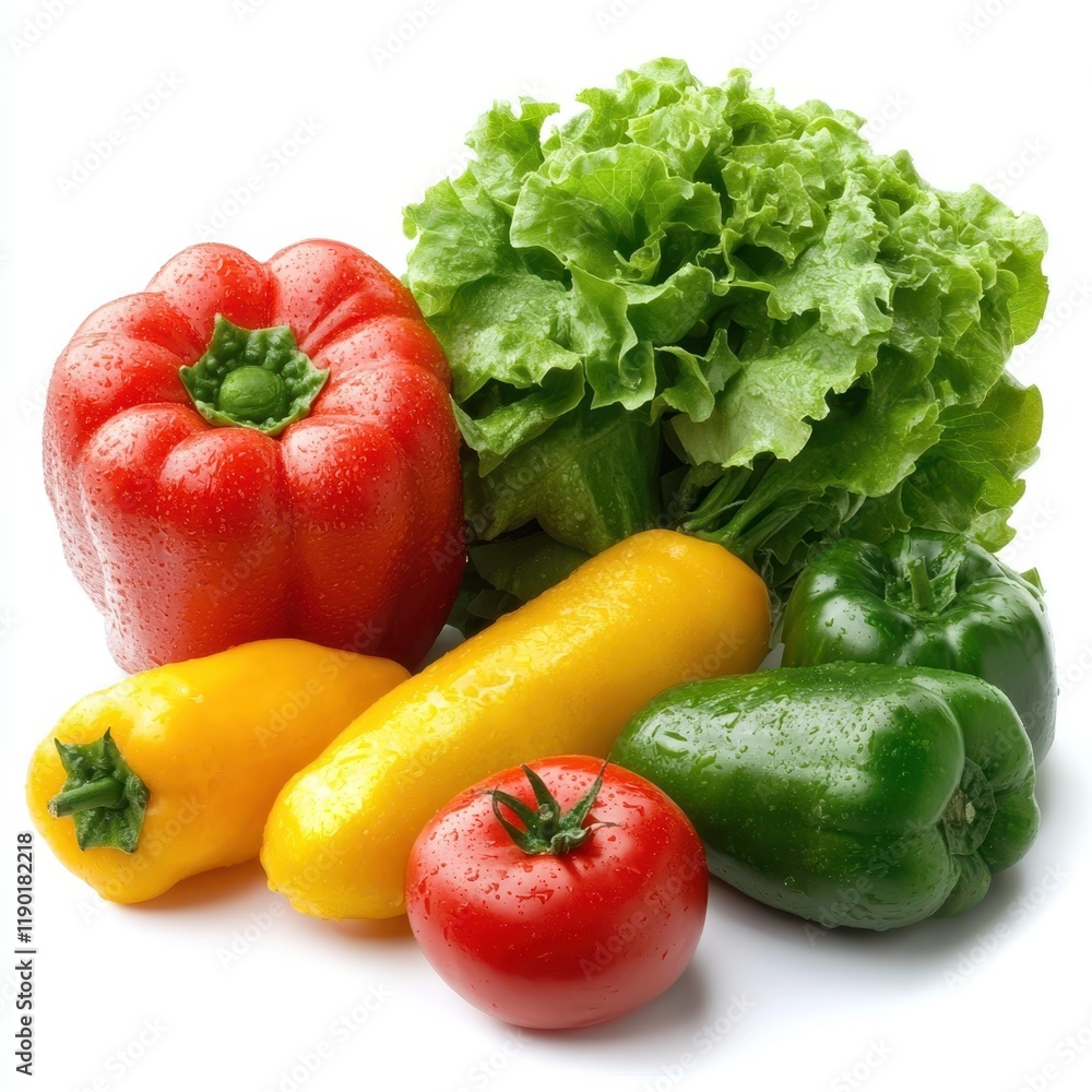 A diverse assortment of fresh vegetables displayed together on a table, showcasing vibrant colors and various shapes. A diverse assortment of fresh vegetables displayed together on a table, showcasing vibrant colors and various shapes.