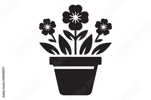 flowers in a pot