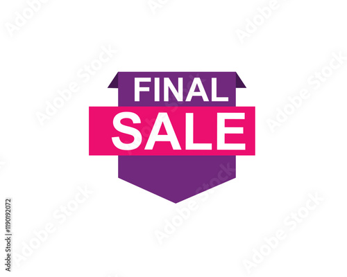 Final Sale text label, super sale, big sale, closing sale, last chance, clearance sale