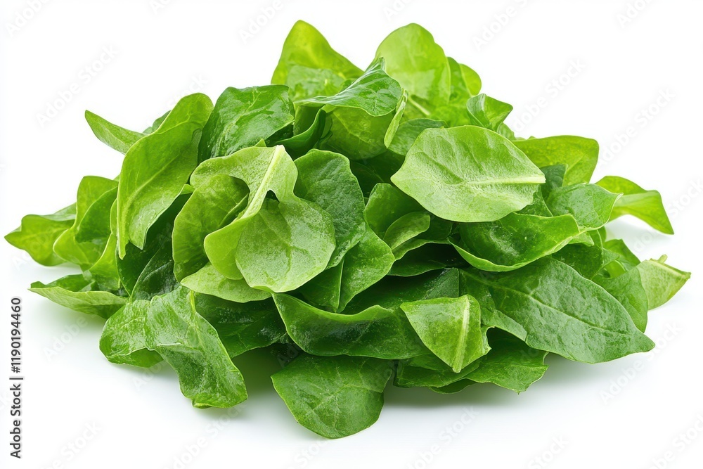 A detailed close-up view of fresh, vibrant lettuce leaves arranged neatly on a pristine white surface, highlighting their crisp texture and color. A detailed close-up view of fresh, vibrant lettuce leaves arranged neatly on a pristine white surface, highlighting their crisp texture and color.