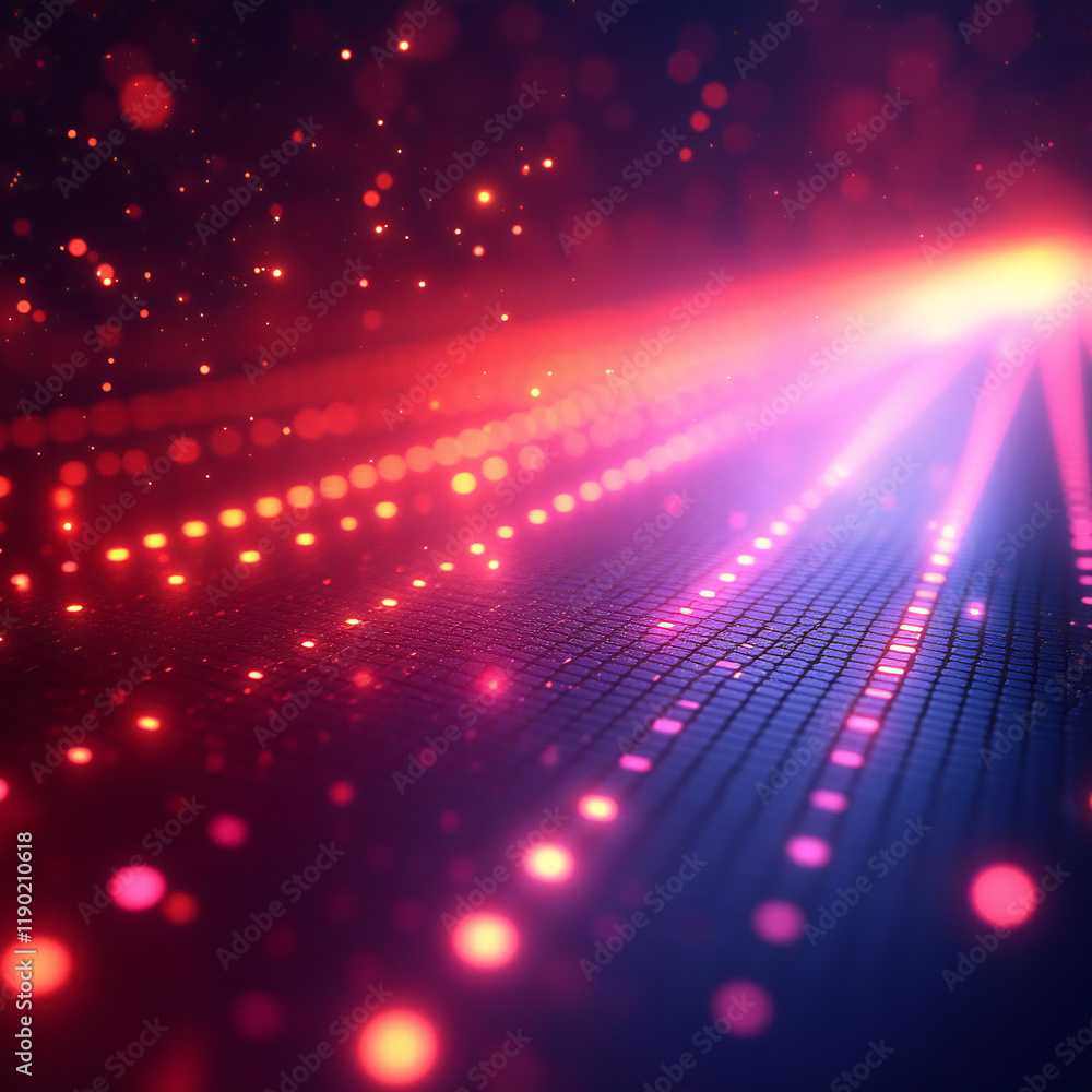 Abstract glowing grids with soft gradients, futuristic and minimalistic Abstract glowing grids with soft gradients, futuristic and minimalistic
