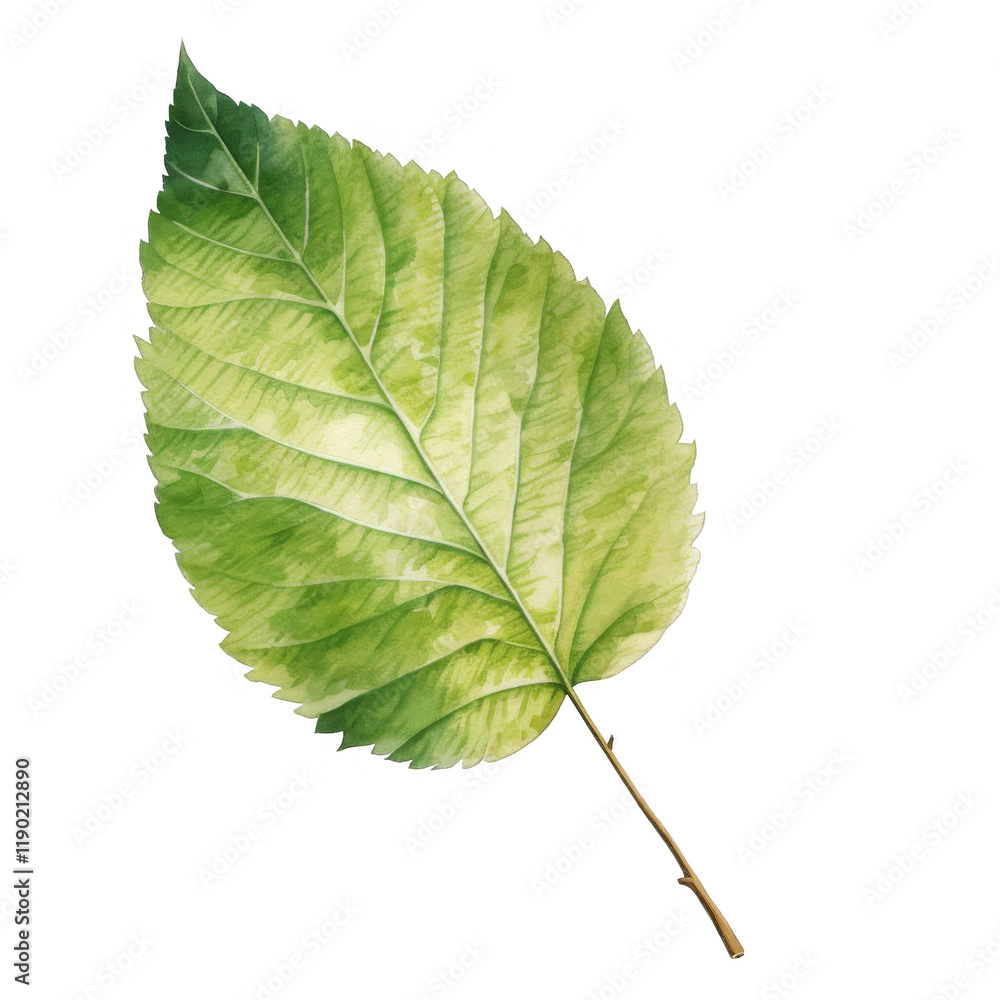 Obraz premium Birch Leaf Clipart Vector Illustration