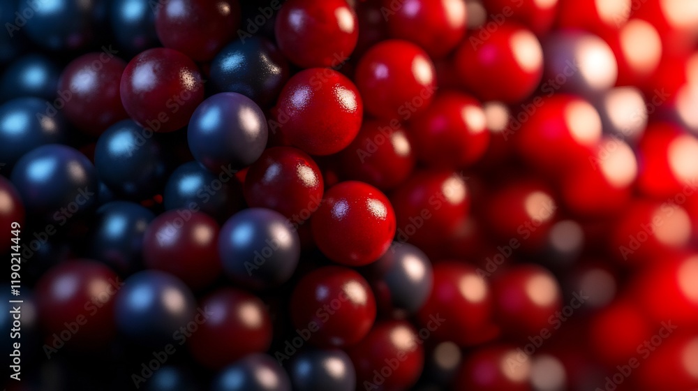 Abstract Red and Blue Sphere Composition: A Visual Symphony of Color and Form Abstract Red and Blue Sphere Composition: A Visual Symphony of Color and Form