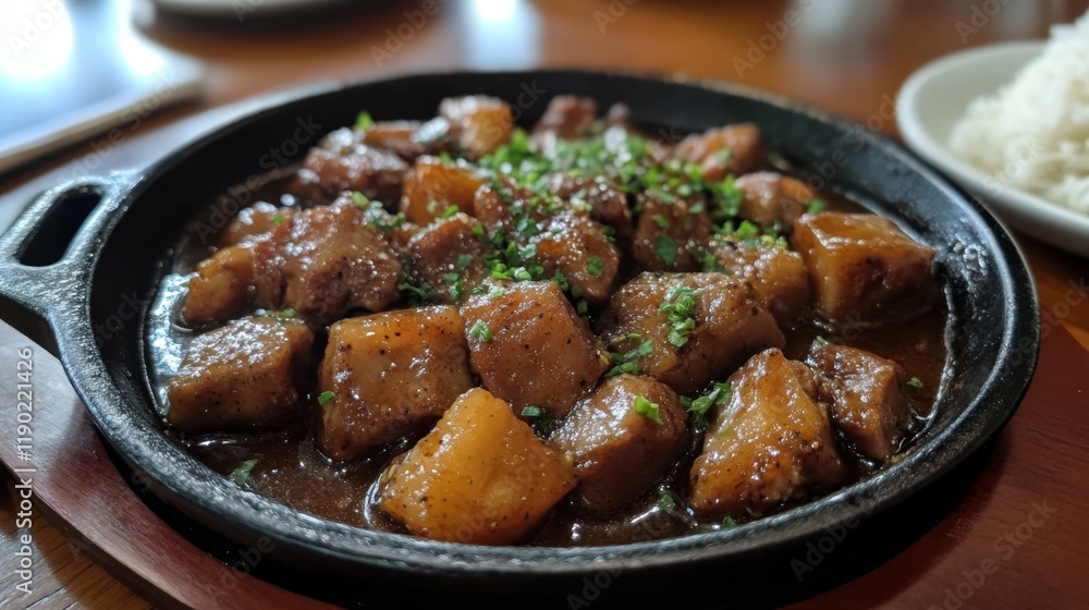 Savory Pork and Potato Dish - Restaurant Style Savory Pork and Potato Dish - Restaurant Style
