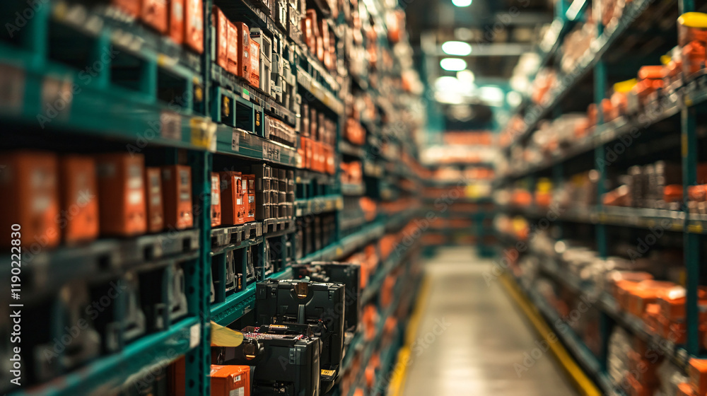 AI-powered warehouse robots for sorting and categorizing products in distribution centers. AI-powered warehouse robots for sorting and categorizing products in distribution centers.