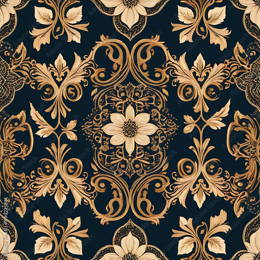 custom made wallpaper toronto digitalBoho pattern. Ethnic Tribal Argyle Seamless Pattern.