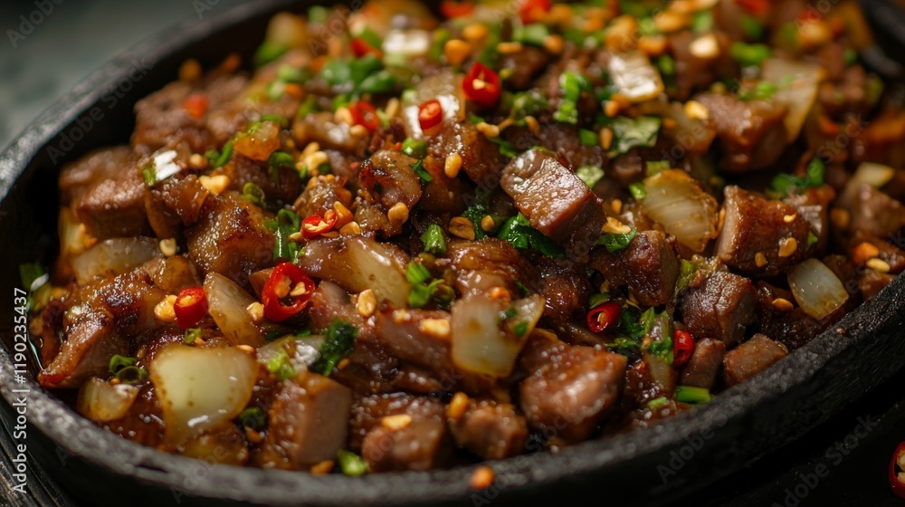 Delicious Spicy Beef Stir-fry Delicious Spicy Beef Stir-fry