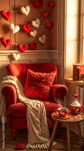 バレンタイン(縦) Valentine's Day Generative AI