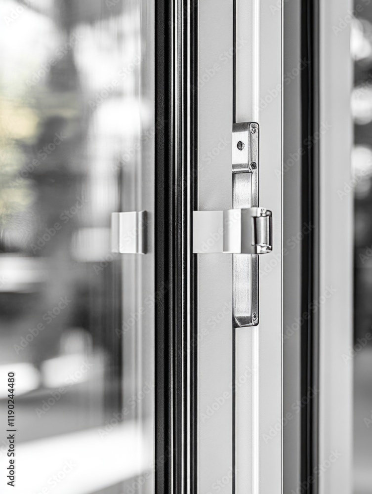 Glass Door Handle Close Up Glass Door Handle Close Up