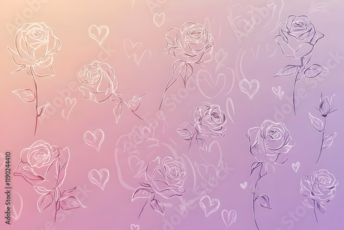 pink rose background