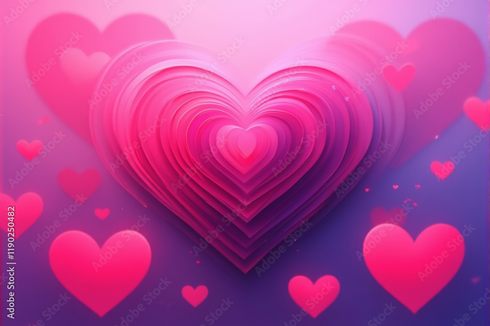 A digital illustration of layered hearts in varying sizes, creating a three-dimensional effect. A digital illustration of layered hearts in varying sizes, creating a three-dimensional effect.