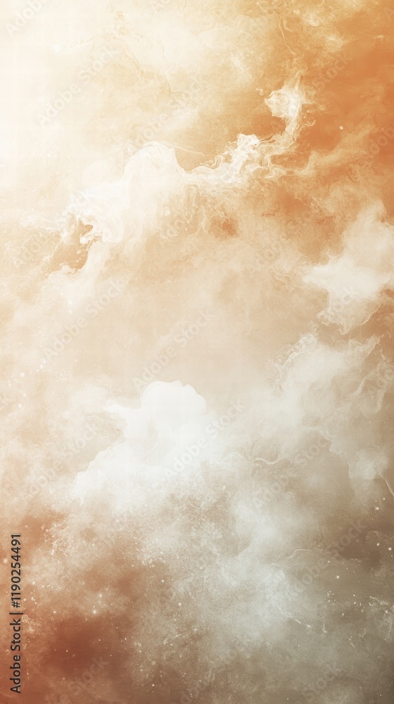 Obraz premium A light beige background with a subtle watercolor texture and smooth transitions