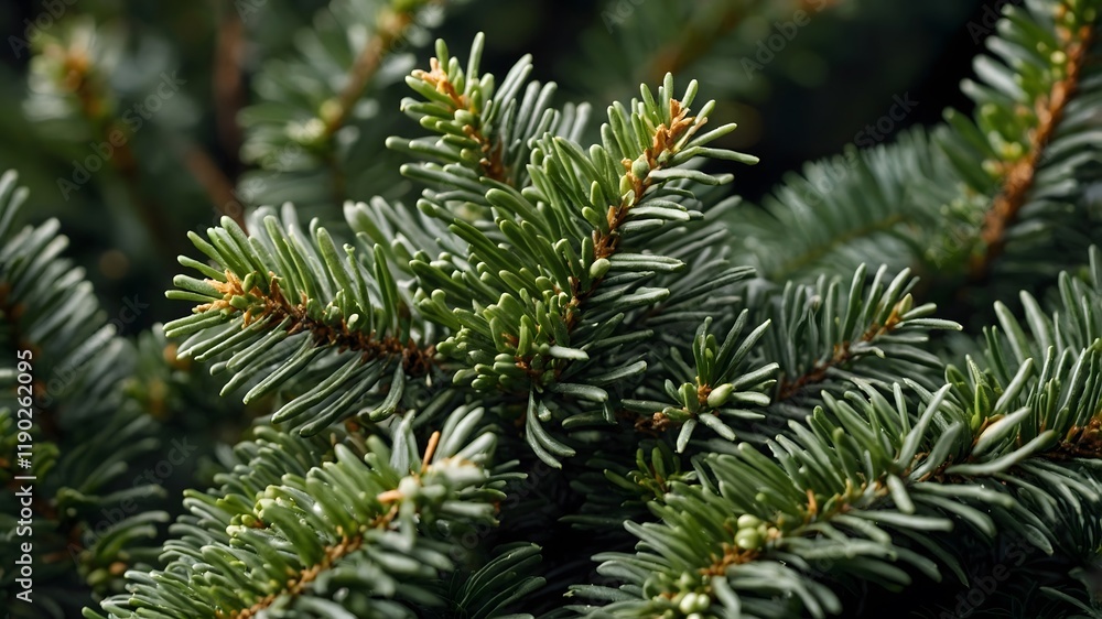 Fraser Fir Essence: A Detailed View of Cones, Needles, and Bark Fraser Fir Essence: A Detailed View of Cones, Needles, and Bark