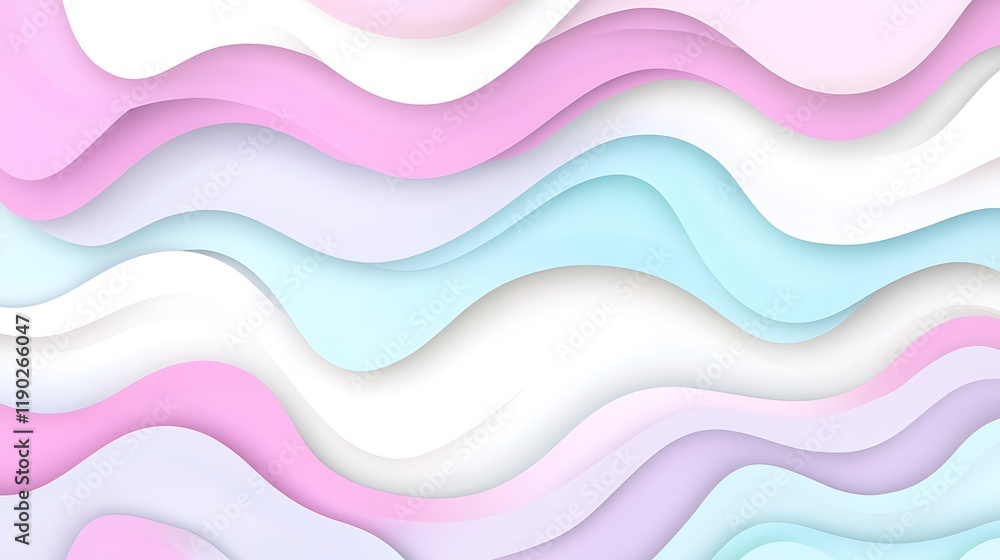 Abstract Pastel Wave Pattern Background Design Abstract Pastel Wave Pattern Background Design