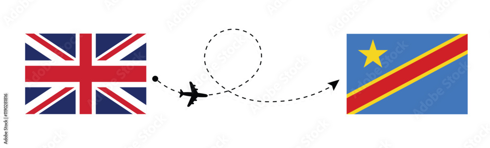 UK to Democratic flight travel by airplane UK to Democratic flight travel by airplane