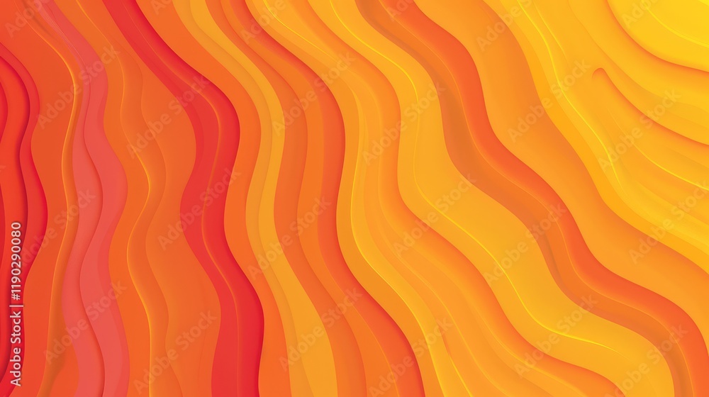 Abstract Orange and Red Wavy Background Texture Abstract Orange and Red Wavy Background Texture