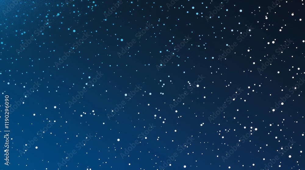 Starry Night Sky with Twinkling Stars and Dark Blue Gradient Background Starry Night Sky with Twinkling Stars and Dark Blue Gradient Background