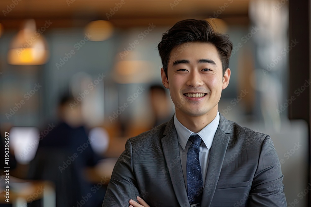 Ultra Quality Picture of Serious Young Asian Man Working with Laptop Ultra Quality Picture of Serious Young Asian Man Working with Laptop