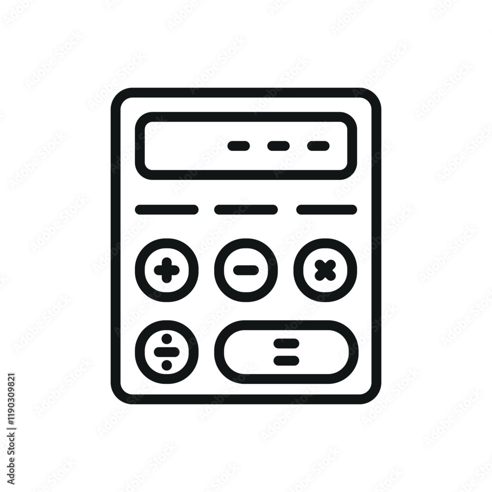 Calculator stationary icon with a clean and digital aesthetic, perfect for enhancing technology, work, or analytical-themed projects Calculator stationary icon with a clean and digital aesthetic, perfect for enhancing technology, work, or analytical-themed projects