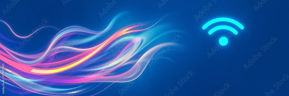 Wi-Fi Symbol ,Background, tech-inspired design, connectivity, wifi symbol copy space background, space copy tech background, technology background Wi-Fi Symbol ,Background, tech-inspired design, connectivity, wifi symbol copy space background, space copy tech background, technology background