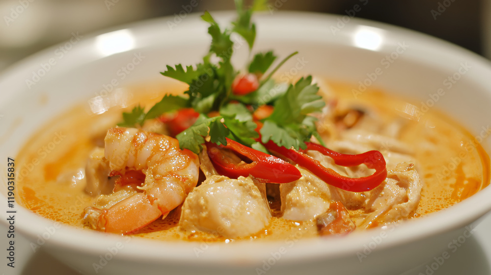 Thai food vector menu fish ginger soup, green chicken curry and fried spring rolls with prawn vegetable soup. Pineapple ice cream, tom yum soup and eggplant salad with duck Thailand cuisine meals Thai food vector menu fish ginger soup, green chicken curry and fried spring rolls with prawn vegetable soup. Pineapple ice cream, tom yum soup and eggplant salad with duck Thailand cuisine meals