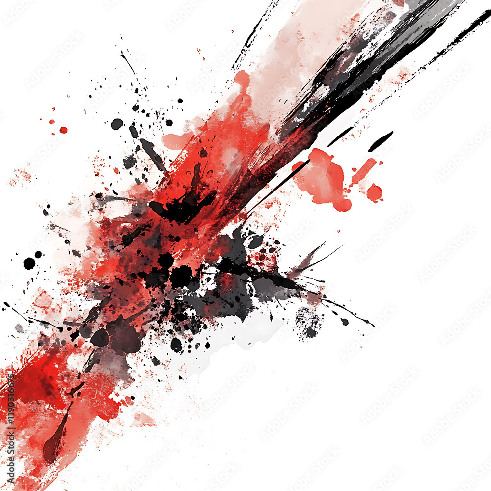 Artistic watercolor brush strokes in dynamic splashes and layered textures Artistic watercolor brush strokes in dynamic splashes and layered textures