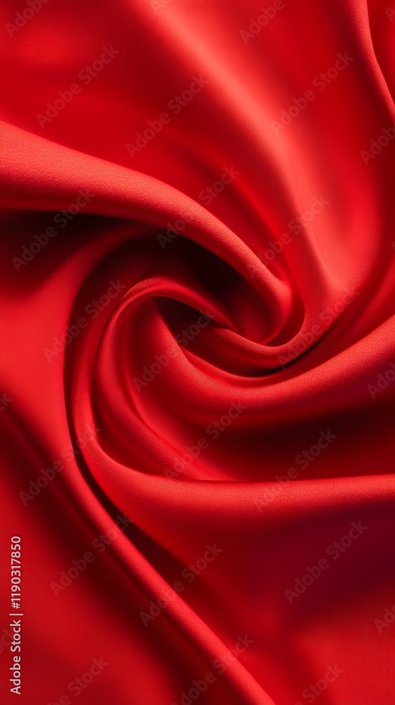 Obraz premium Bright cherry red solid color background with smooth fade