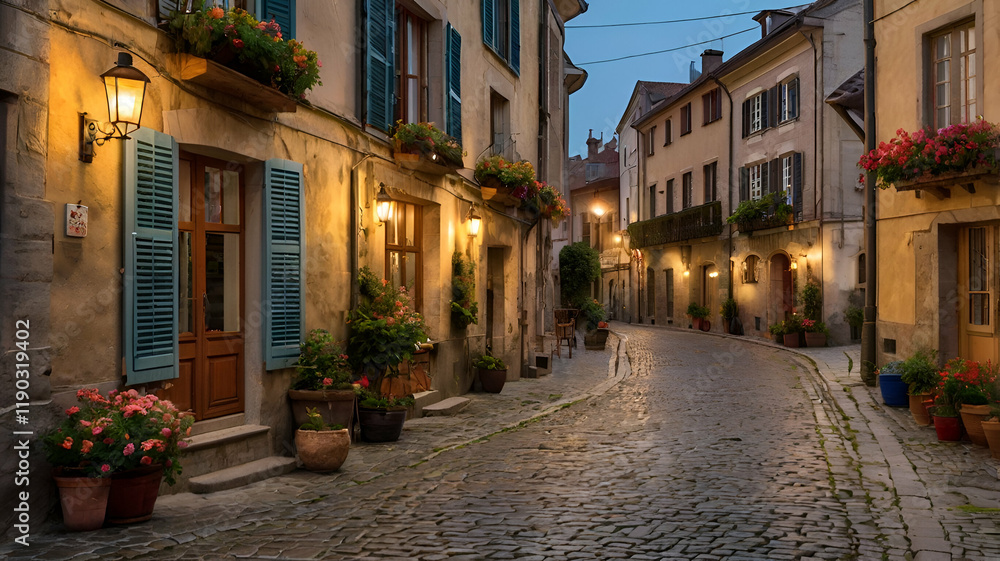 Fototapeta premium narrow street