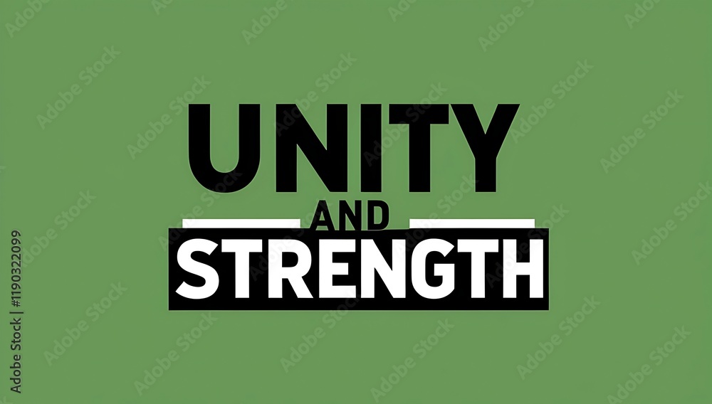 Unity and Strength a powerful message of togetherness Unity and Strength a powerful message of togetherness