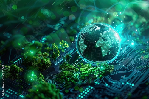 Carbon neutrality hi tech, mechanical technology. turquoiseuction of carbon emissions concept. Net zero greenhouse gas emissions target. turquoiseucing carbon footprint. 