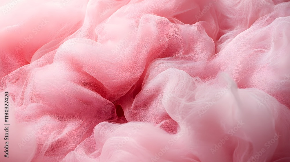 Fototapeta premium pink tulle fabric with layers and texture