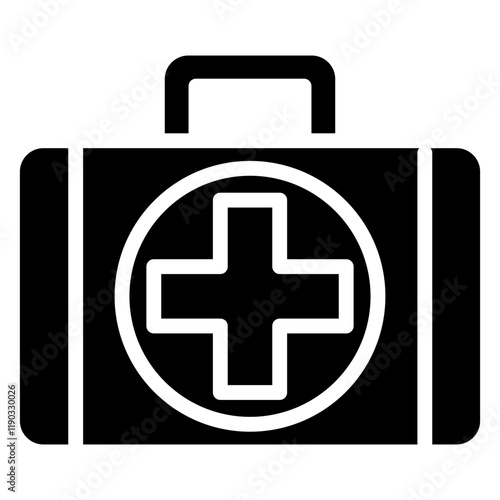 First Aid Kit  Icon Element For Design