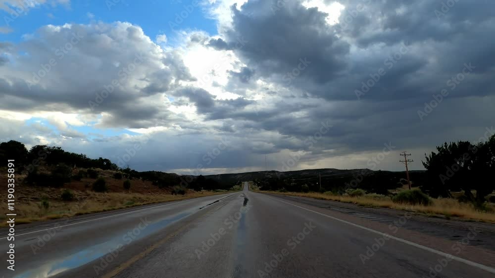 New Mexico Driving 0606 Quemando