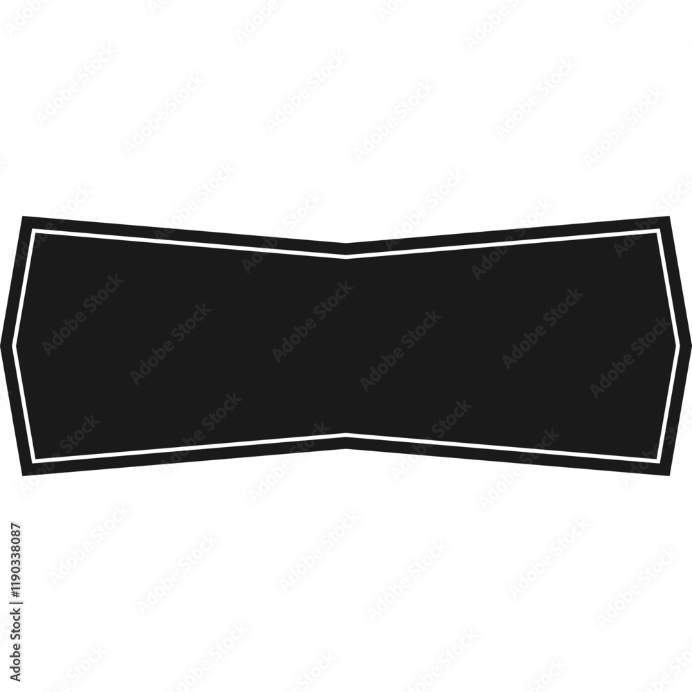 Fototapeta premium Banner Retro Label