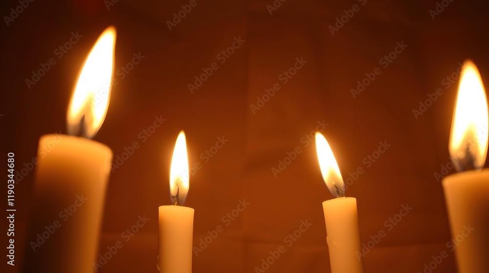 Old World Illumination: A Dramatic Glow of Candlelight on Parchment Old World Illumination: A Dramatic Glow of Candlelight on Parchment