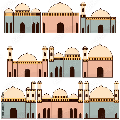 Cute Pastel Mosque