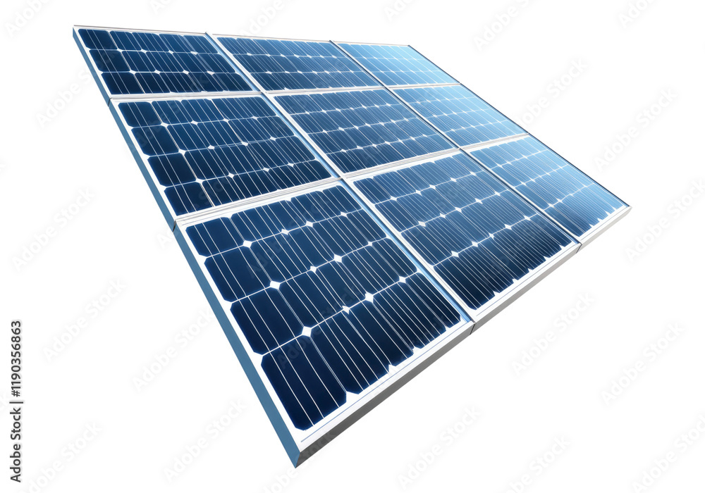 Solar panel isolated on transparent background. Solar panel isolated on transparent background.