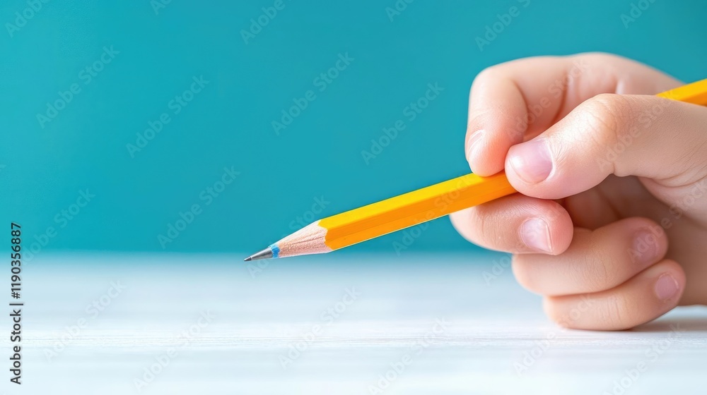 Community support volunteer connection concept. A child s hand holding a pencil, guided by a volunteer tutor during a homework session Community support volunteer connection concept. A child s hand holding a pencil, guided by a volunteer tutor during a homework session