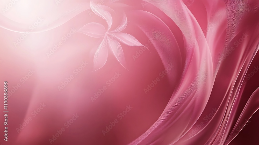 Abstract Pink Floral Swirls Background Design Abstract Pink Floral Swirls Background Design