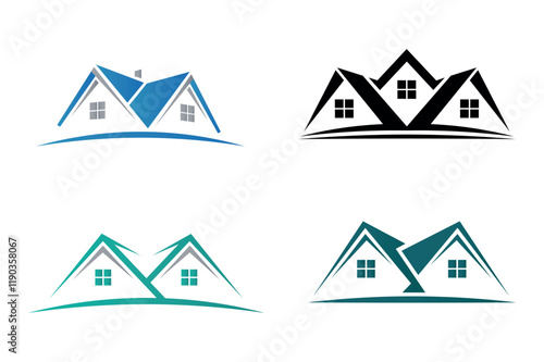 Clean home property and real estate logo design for corporate branding, minimalist real estate logo, property development, Construction Logo design, real estate branding, residential branding