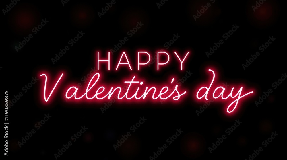 The illuminated neon sign concept showcases a red and black text effect for night business or Christmas word displays The illuminated neon sign concept showcases a red and black text effect for night business or Christmas word displays