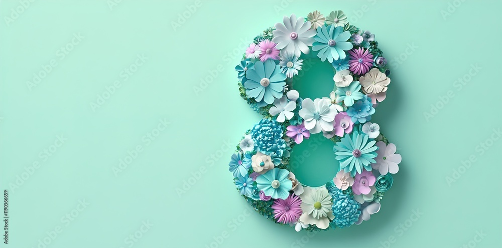 International Women's Day greeting card- 8 march. International Women's Day greeting card- 8 march.