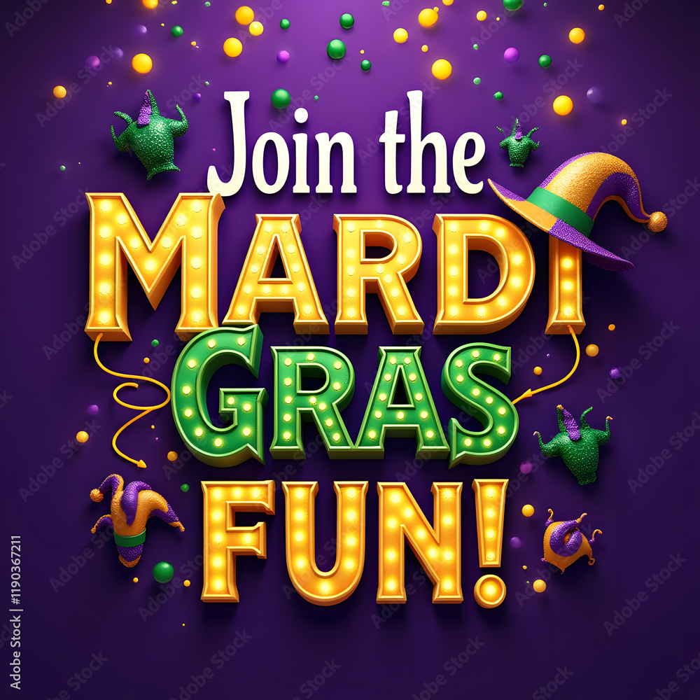 Fototapeta premium Mardi Gras