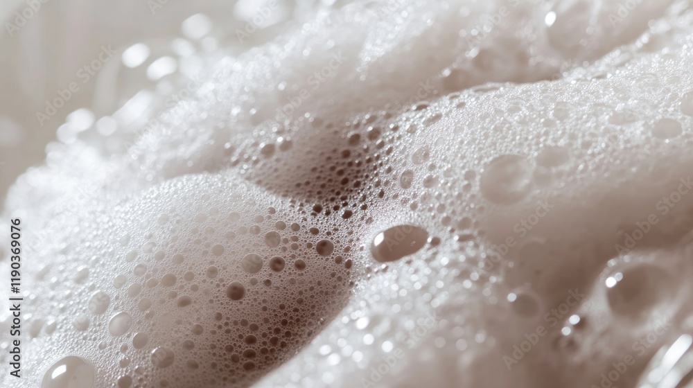 Bubbles create soft, textured surface, reflecting light in dream Bubbles create soft, textured surface, reflecting light in dream