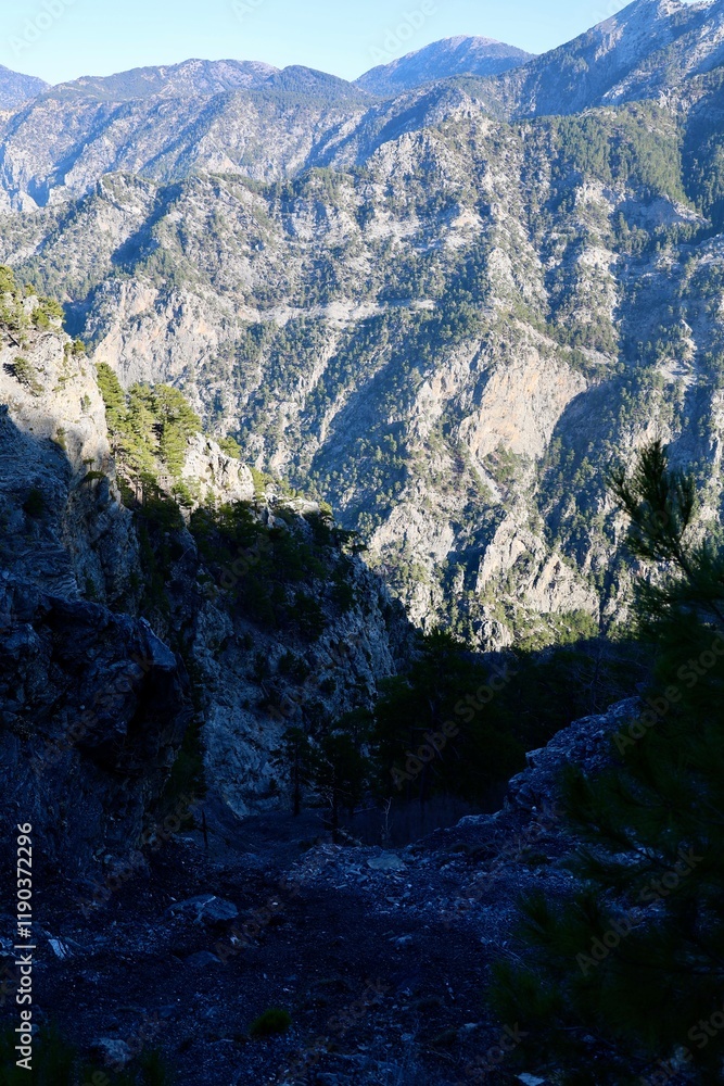 Obraz premium Mountainous rocky landscape. High quality photo