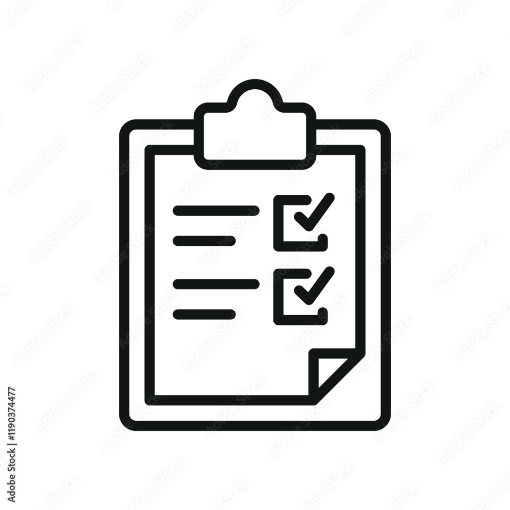 Clipboard stationary icon featuring a sleek and practical style, ideal for adding structure to productivity, paperwork, or task management-themed projects Clipboard stationary icon featuring a sleek and practical style, ideal for adding structure to productivity, paperwork, or task management-themed projects