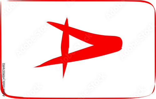 math symbol not greater than in Doodle style